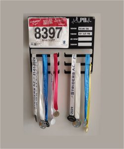 Running Medal & PB Display