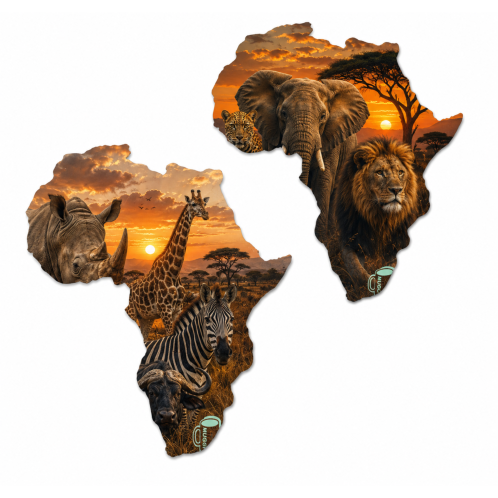 Africa Shape Fridge Magnet